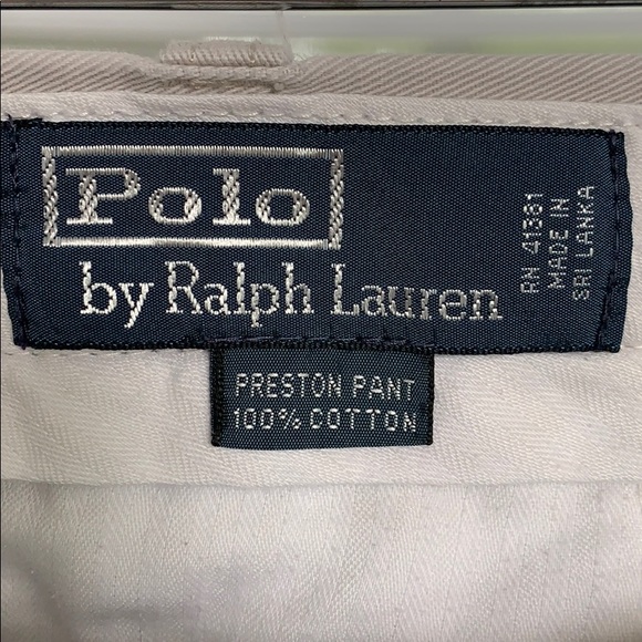 Polo by Ralph Lauren Khaki Preston Pant - Picture 3 of 4